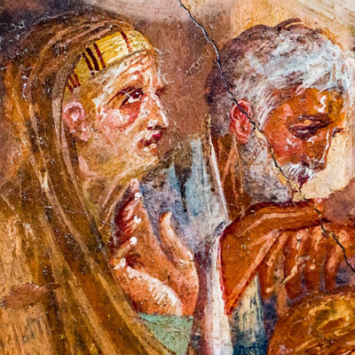  Admetos and his wife Alkestis (Napoli, Museo Archeologico Nazionale 9026)