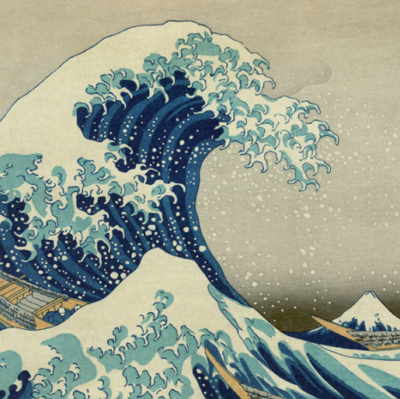 The Great Wave at Kanagawa.